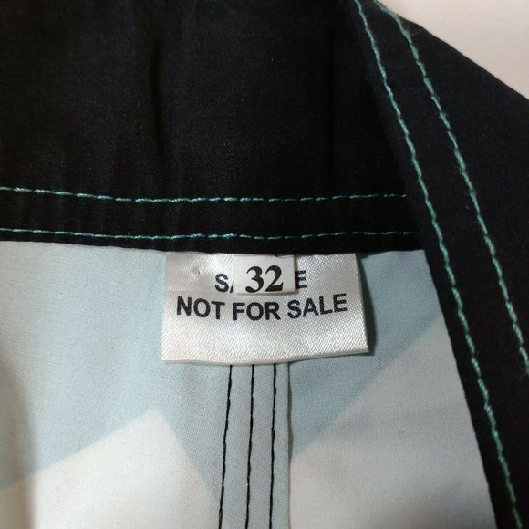 Quick Silver Size 32 Green Yellow Blue Board Shorts - Picture 7 of 12